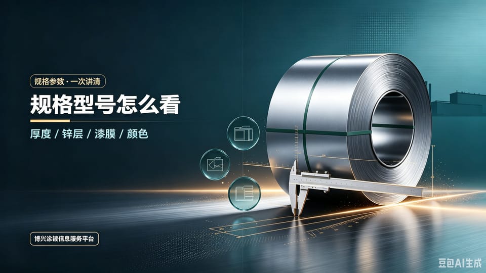 彩涂板规格型号怎么看？厚度、锌层、漆膜、颜色一次讲清（2026）