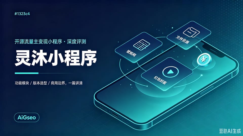 灵沐小程序是什么？开源流量主变现小程序完整评测与选型指南（2026）